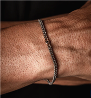 Bracciale Mano-J. Uomo in Titanio Diamante Black 0.07 Ct MINBRT1PLRG3PT - MINBRT1PLRG3PT